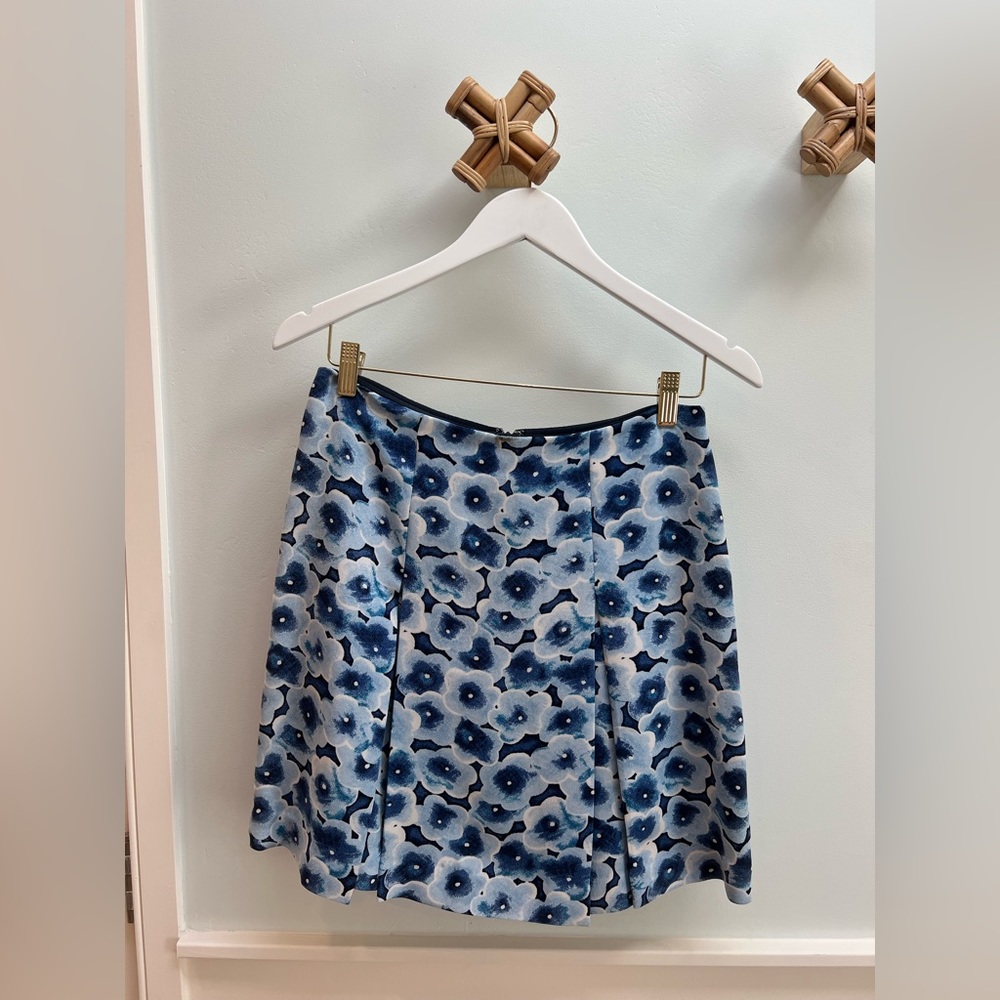 Blue Floral Print Mini Skirt - Marc By Marc Jacobs - Size 4